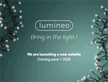 Tablet Screenshot of lumineo-lights.com